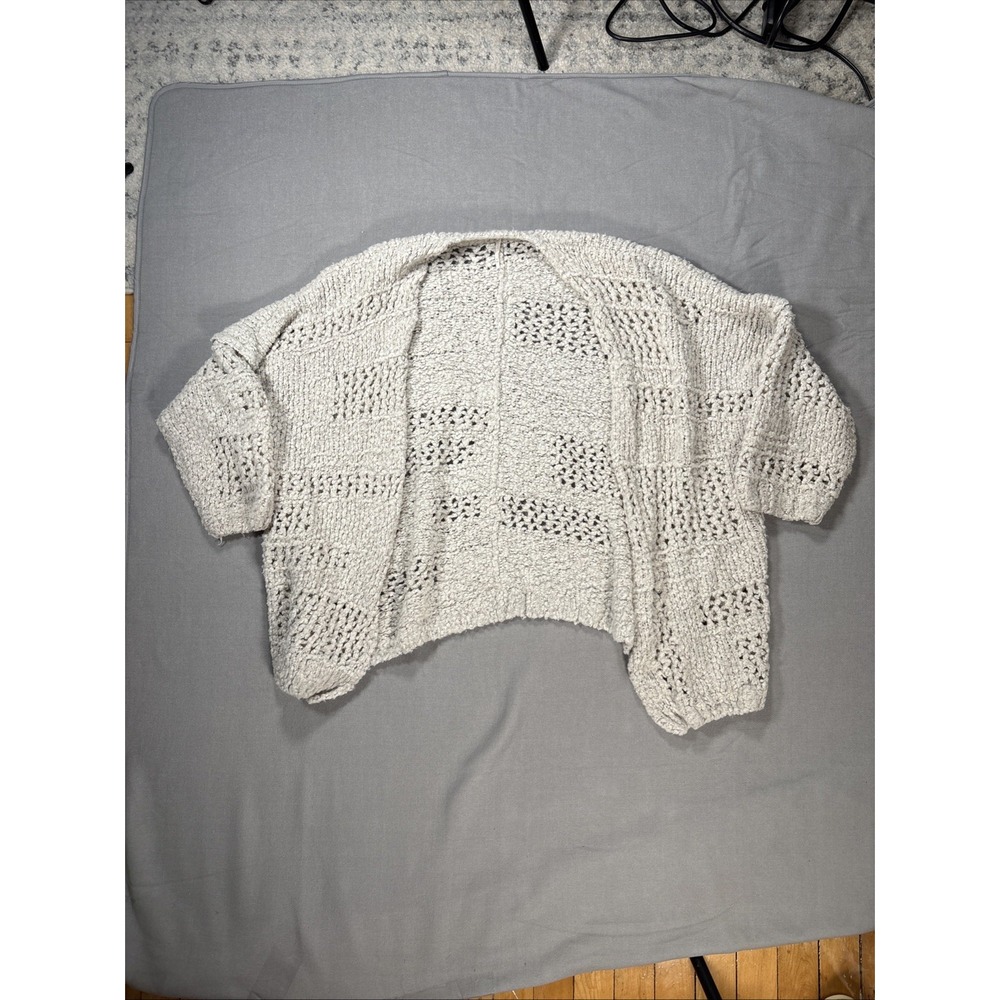 Free People Cardigan Sweater Womens M/L Open Boho Chic Knit Oversized
